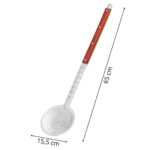 Ø49 Uchag 2mm stahl Utschak mit Abzugsrohr 22L Kazan Eben Grillfächer Schaumkelle Suppenkelle Utschak Utschag Kasan Feldküche Außenküche Eintopfofen Gulaschkanone