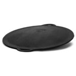 Gusseisen Kasan eben NAMANGAN mit Deckel-Grillplatte Campingtopf Kazan WOK Kessel Camping BBQ Asia